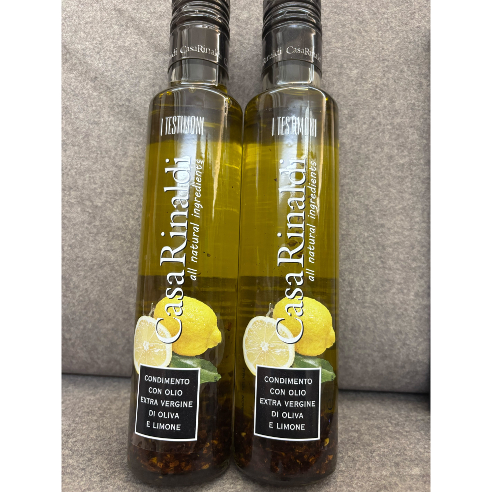 現貨 檸檬調味特級初榨橄欖油 250ml 檸檬口味 特級初榨橄欖油 橄欖油 檸檬橄欖油 Casa Rinaldi-細節圖2