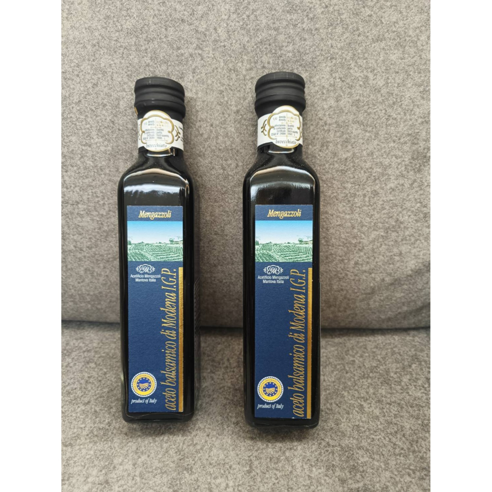 現貨-蒙加利 義大利IGP認證 巴薩米克醋 3年 / 6年 熟成 摩典那香醋 油醋沙拉醬溫沙拉淋醬 250ML 玻璃罐裝-細節圖2