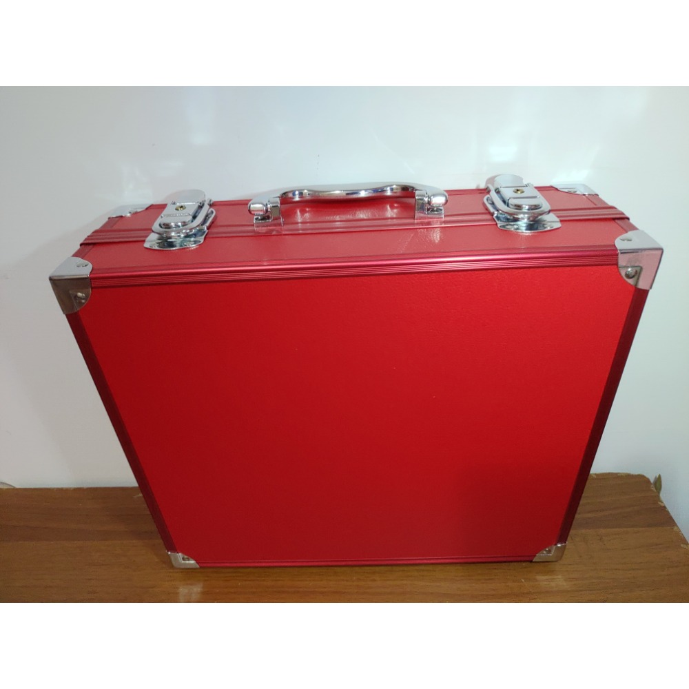 杜拜名牌Mikyajy手提紅色化妝箱、網紅熱銷款、全套彩妝、附鎖含燈多功能彩妝手提箱-細節圖7