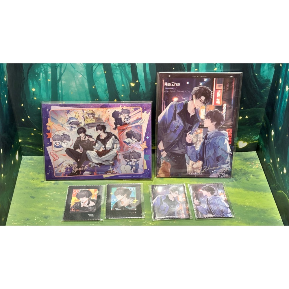 偽裝學渣 相卡郵票套組 賀朝 謝俞 栗汀-細節圖2