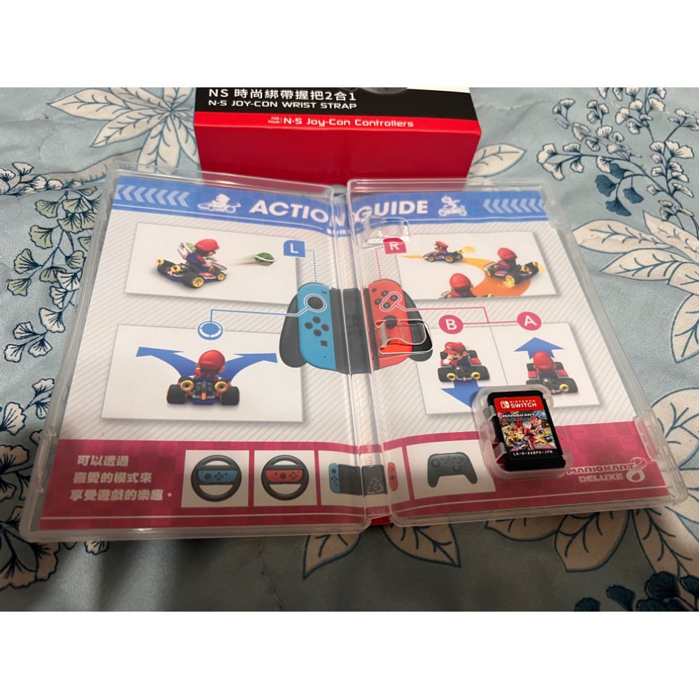 Switch 全新握把+瑪利歐賽車8（中文版）-細節圖3