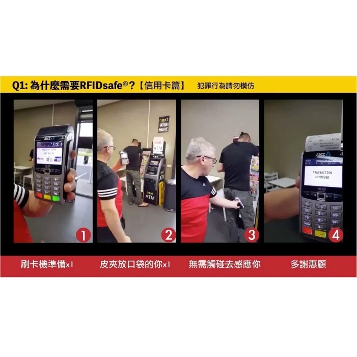 【澳洲 Pacsafe】送》RFID 防盜 三折錢包 防偷防搶 皮包 皮夾 短夾 證件 信用卡夾 11005130-細節圖9