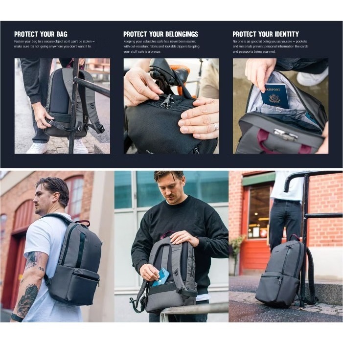 【Pacsafe】送》防盜休閒背包 20L 15吋筆電 Metrosafe X 電腦背包 防偷書包 30640100-細節圖10