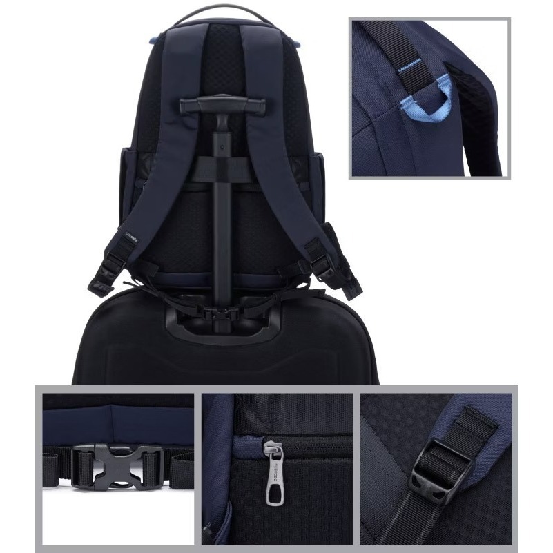 【Pacsafe】送》防盜休閒背包 16L V All-around 13吋筆電 電腦背包 登山背包 61120658-細節圖9