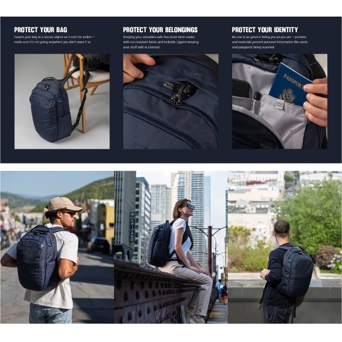 【Pacsafe】送》防盜休閒背包 26L V anti-theft 16吋筆電 電腦背包 防搶背包 61125658-細節圖10