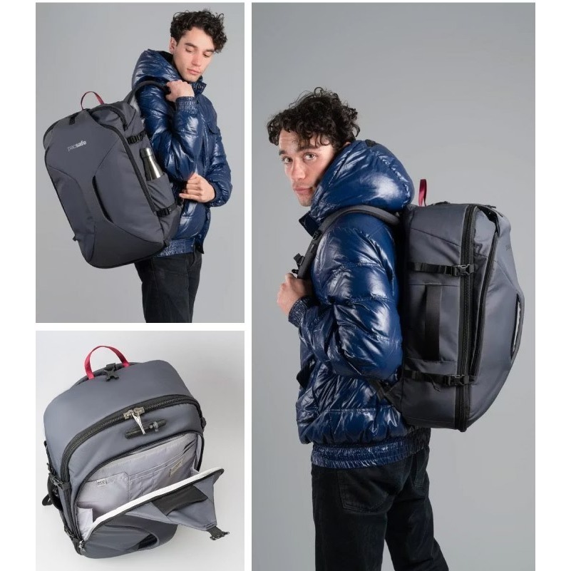 【澳洲 Pacsafe】送》防盜旅行後背包 45L EXP45 RFID 行李袋 旅行袋 防偷 登機箱 60322100-細節圖9