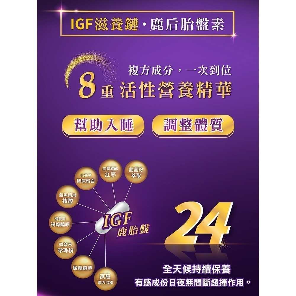 【麗馥生醫】鹿后(鹿胎盤) IGF滋養鏈 60粒/瓶-讓您鹿來鹿后，靈活行動力,支持日常健康維持 ,女性美麗-細節圖4