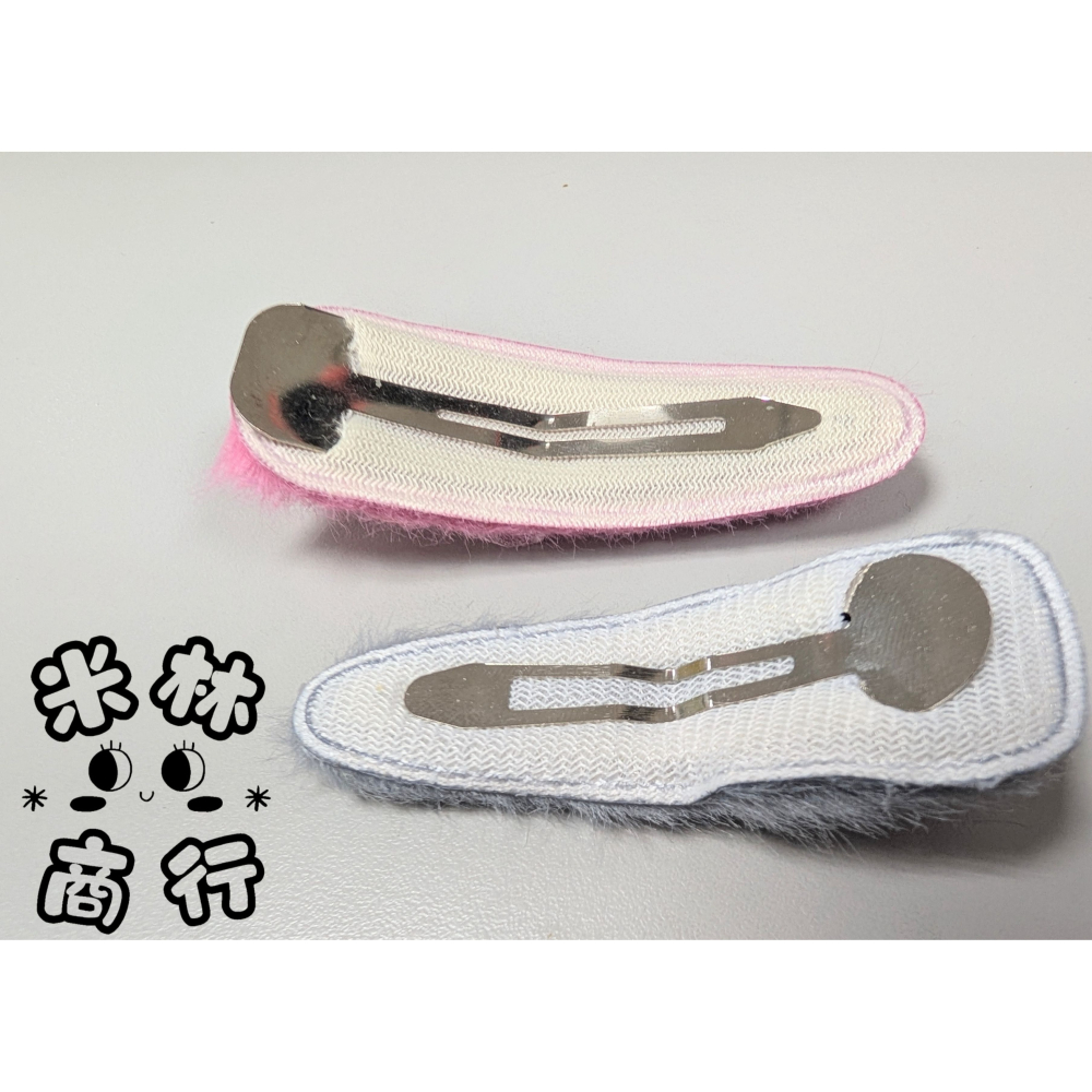 毛絨蝴蝶結 兒童髮夾 頭飾 顏色款式隨機 ♫米林商行♬-細節圖4