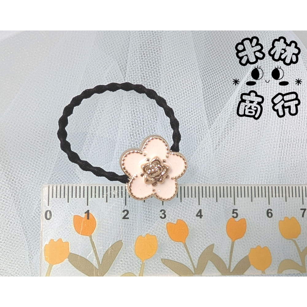 法式小香風小髮圈 兒童髮飾 款式隨機  ♫米林商行♬-細節圖3