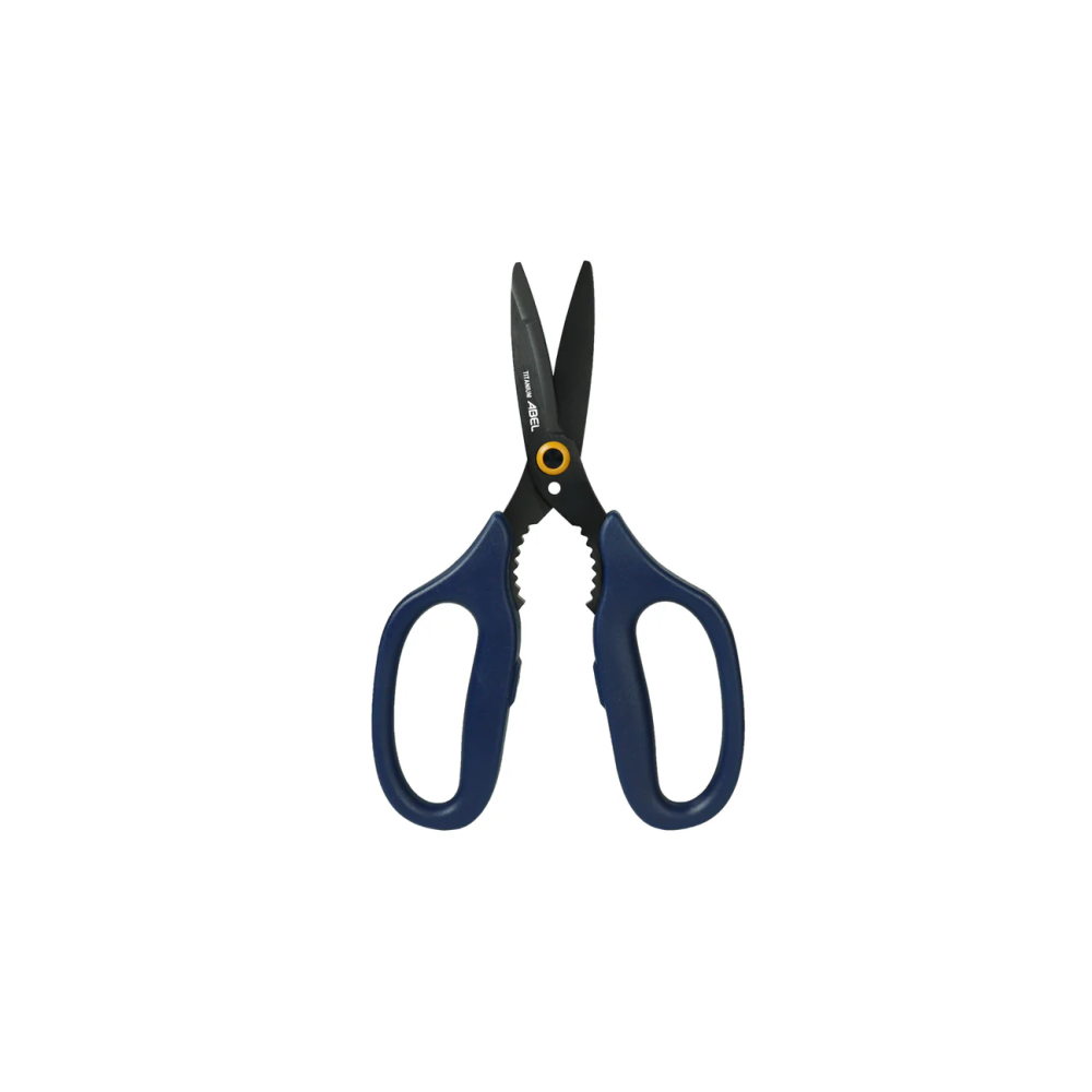 【本丸子文具小舖】力大牌 60086砧鋒雙曲率鈦金屬萬用剪刀7.1＂附蓋 鈦金屬剪刀 金屬剪刀-細節圖6