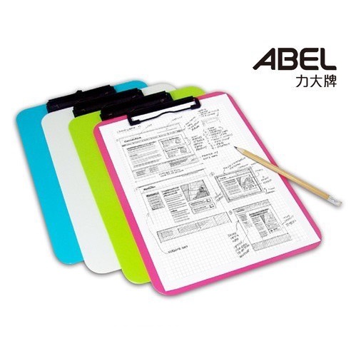 【本丸子文具小舖】 力大牌 66214超耐摔板夾A4 直式板夾 板夾-細節圖2