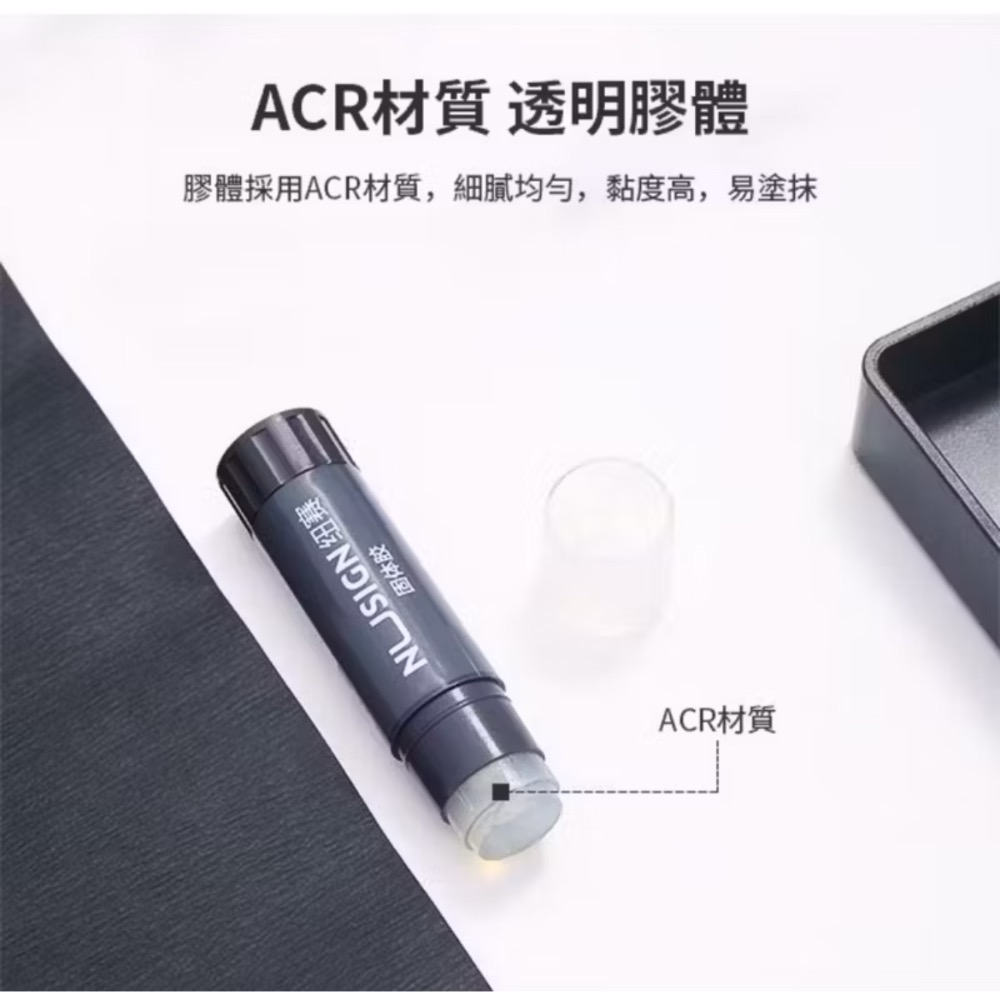 【本丸子文具小舖】得力NU SIGN NS193透明口紅膠15g 口紅膠 膠水-細節圖2
