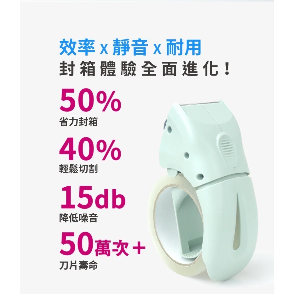 【本丸子文具小舖】力大牌 03941省力降噪封箱切台2＂ 封箱膠帶台 膠帶台 切割台 膠帶-細節圖3