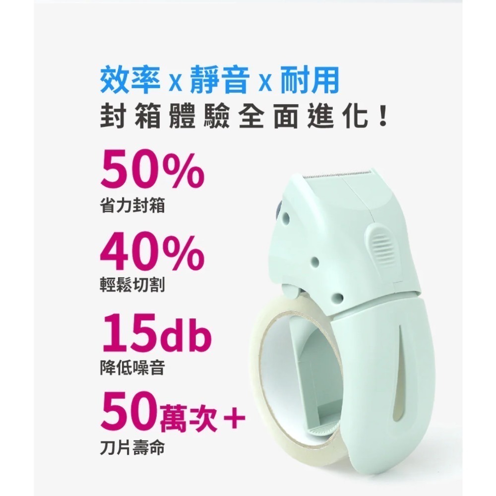 【本丸子文具小舖】力大牌 03941省力降噪封箱切台2＂ 封箱膠帶台 膠帶台 切割台 膠帶-細節圖3