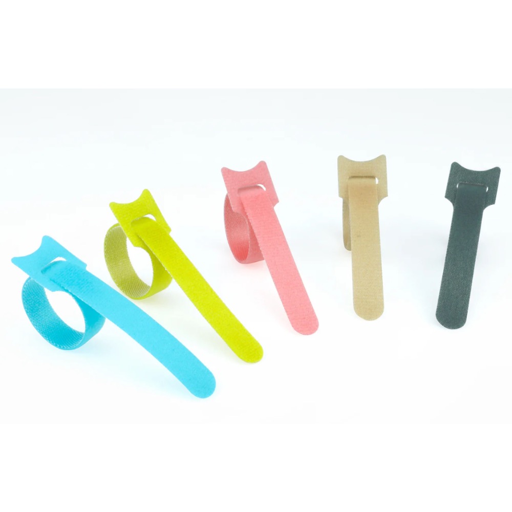 【本丸子文具小舖】力大牌 魔鬼氈束線帶5入 魔鬼氈 黏扣帶 束線帶-細節圖2