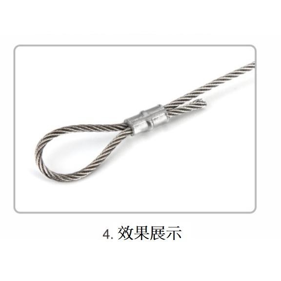 ✪金師父✪不鏽鋼 2合1 8字形 鋁套鉗 附剪切 鋁束 鋁夾頭  鋁接頭 鋼絲繩  鋼索 壓線鉗 白鐵 鋁套鉗 鋁管夾-細節圖5