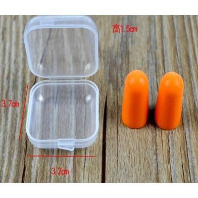 ✪金師父✪ 耳塞盒 收納組 耳塞 收納盒 首飾收納盒  配件盒 塑料盒 零件盒  小格子 小方盒 迷你透明-細節圖2