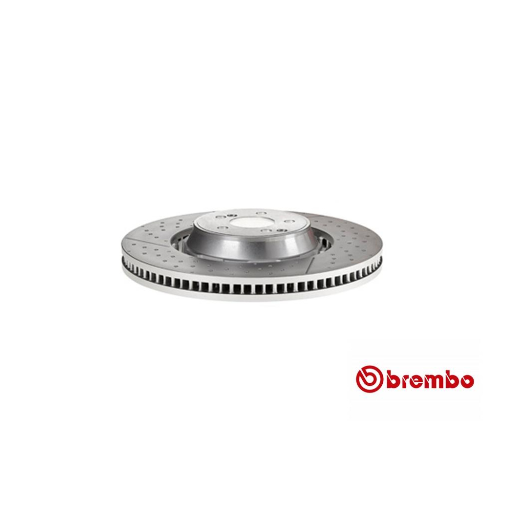 [BW汽材] BENZ W205 X253 Brembo 原廠煞車碟盤 前盤 打洞 劃線 複合盤-細節圖2