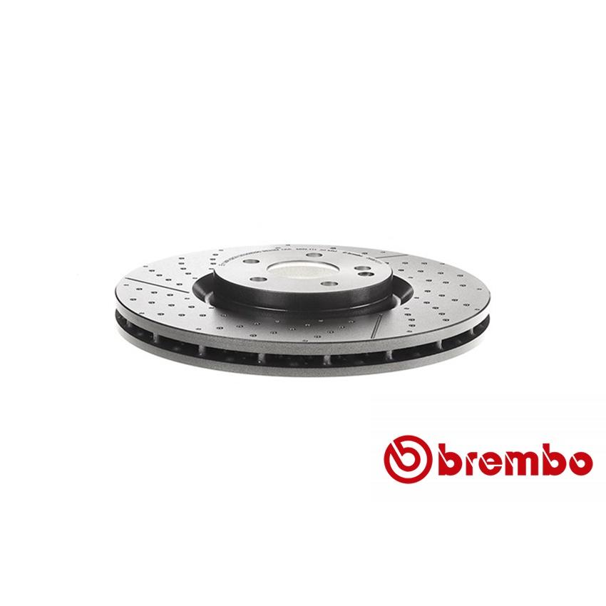 [BW汽材] BENZ W176 C117 X156 Brembo 打洞 原廠煞車碟盤 前盤 一組2片-細節圖2