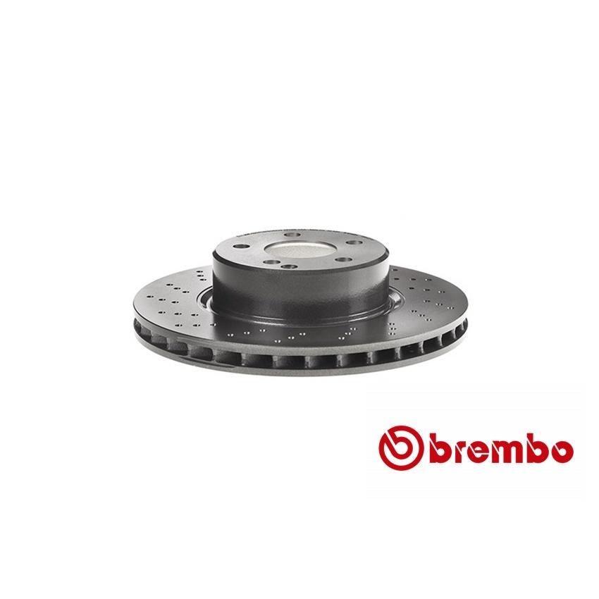 [BW汽材] BENZ W220 Brembo 打洞 原廠煞車碟盤 前盤 一組2片-細節圖2