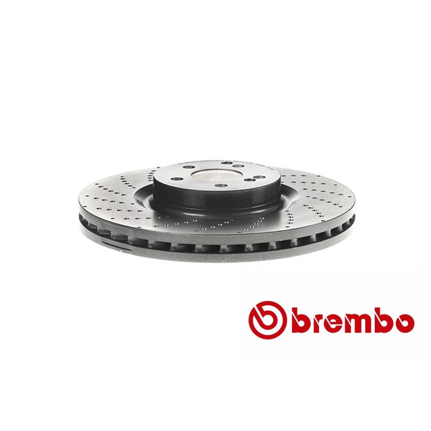 [BW汽材] BENZ W218 Brembo  打洞 原廠煞車碟盤 前盤 一組2片-細節圖2