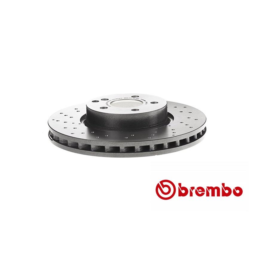 [BW汽材] BENZ W204 A207 C207 Brembo 打洞 原廠煞車碟盤 前盤 一組2片-細節圖2