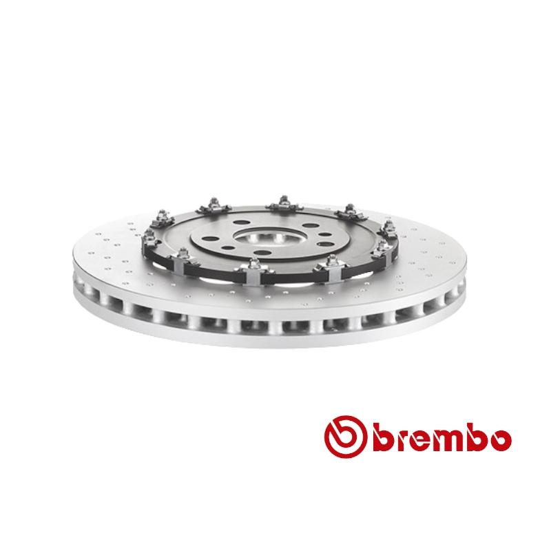 [BW汽材] AUDI 奧迪 A4 B7 Brembo 原廠煞車碟盤 前盤 一組2片-細節圖2