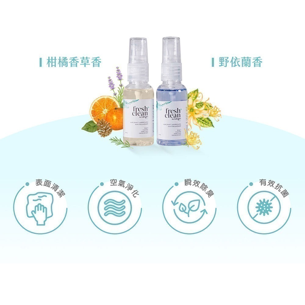 Callington Fresh+Clean 3合1清潔除臭空氣清新劑 (2入/盒)-細節圖2