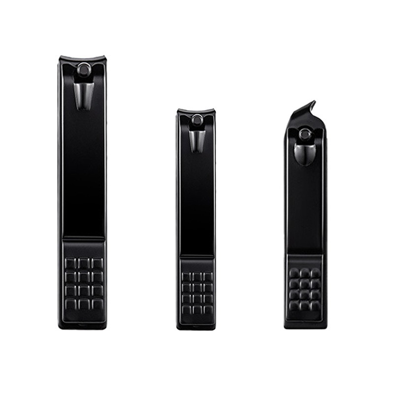 指甲刀 黑色 指甲剪  指甲鉗 美甲 修甲 指甲 不銹鋼指甲刀 不銹鋼指甲剪 甲溝剪 日創生活-細節圖2