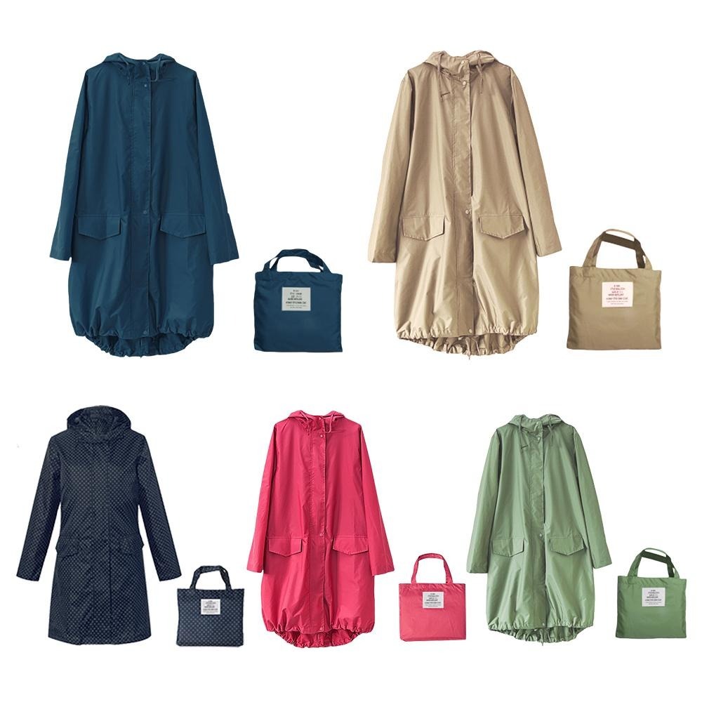 日式時尚雨衣 戶外雨衣 機車雨衣 時尚潮流雨衣 連身式 摩托車雨衣 防風雨衣 日創生活-細節圖2