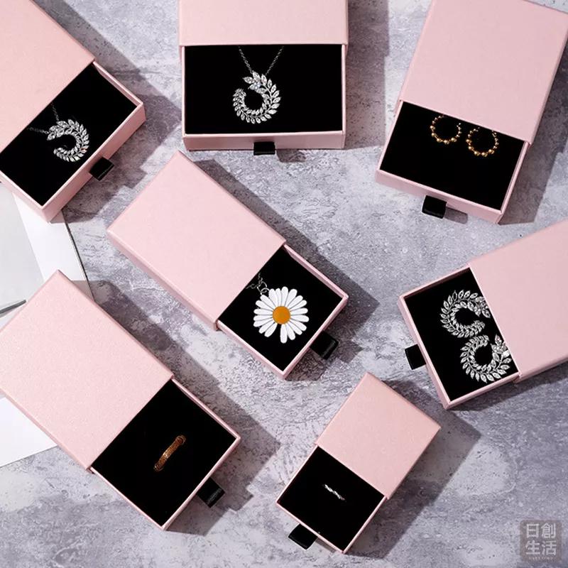 抽屜飾品盒 首飾盒 展示盒 飾品收納盒 首飾收納盒 禮品盒 禮物包裝盒 收納盒 飾品盒 抽屜盒 日創生活-細節圖2