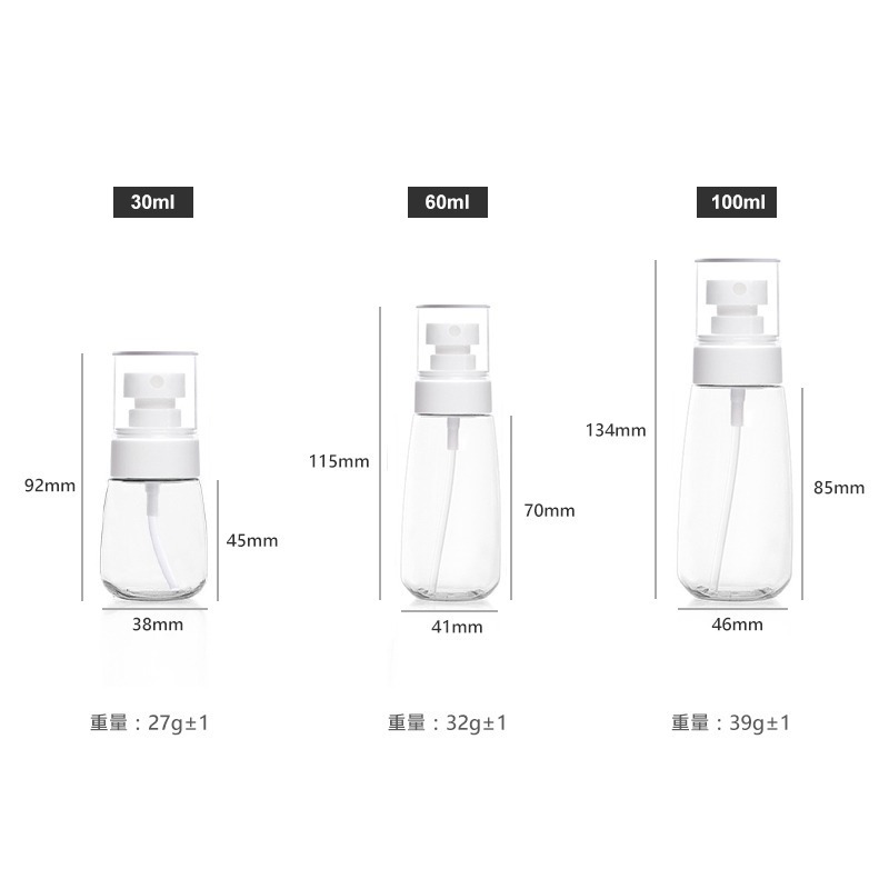 噴霧瓶 乳液瓶 30ml 60ml 100ml 分裝瓶 小噴瓶 分裝罐 噴瓶 酒精噴瓶 旅行分裝罐 旅行收納-細節圖9