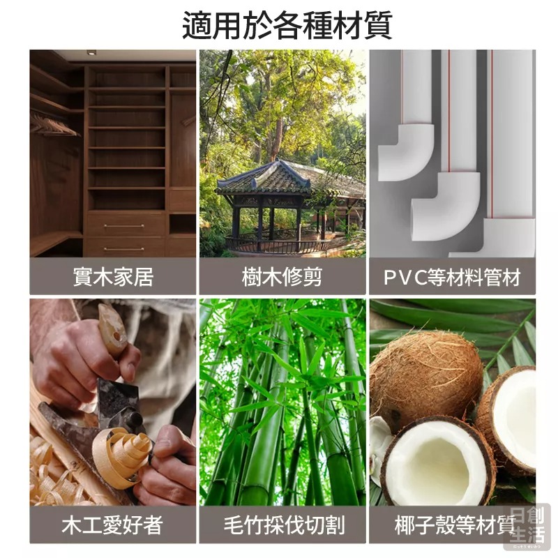 鋸樹 砍樹 手鋸 木工鋸 鋼鋸 手工鋸 鋸 便捷 折叠鋸 特厚 超速 防滑鋸子 防生銹手拉鋼鋸 日創生活-細節圖2