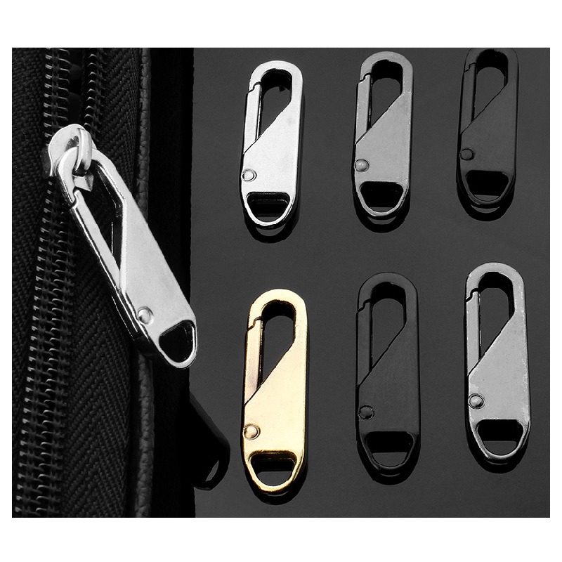 可拆卸拉鍊頭 拉鍊頭 拉鏈 萬用拉鍊 萬能拉鏈頭 拉片 拉頭 金屬拉鍊 活動多功能拉片 拉鍊繩-細節圖2