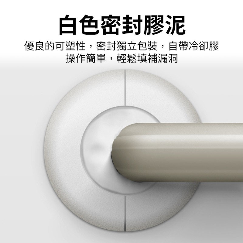 密封膠泥 含稅 補洞神器 防水補牆洞 水管孔封堵 空調孔洞填補密封 阻燃黏土 馬桶 堵漏 五金-細節圖3