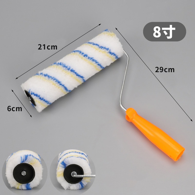 滾筒式油漆刷 4寸 6寸 8寸 10寸 油漆DIY  油漆滾輪 油漆刷 滾刷 小滾刷 迷你滾刷 滾筒刷-細節圖5
