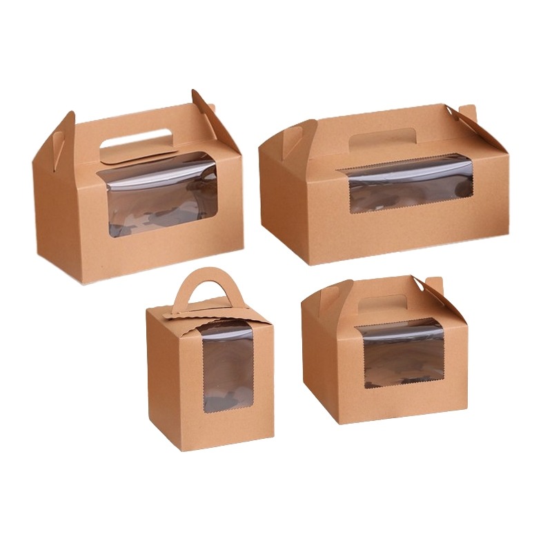 開窗包裝盒 包裝盒 包裝盒透明 包裝禮盒 塑膠包裝盒 手提紙盒 甜點包裝盒 禮品盒 日創生活-細節圖2