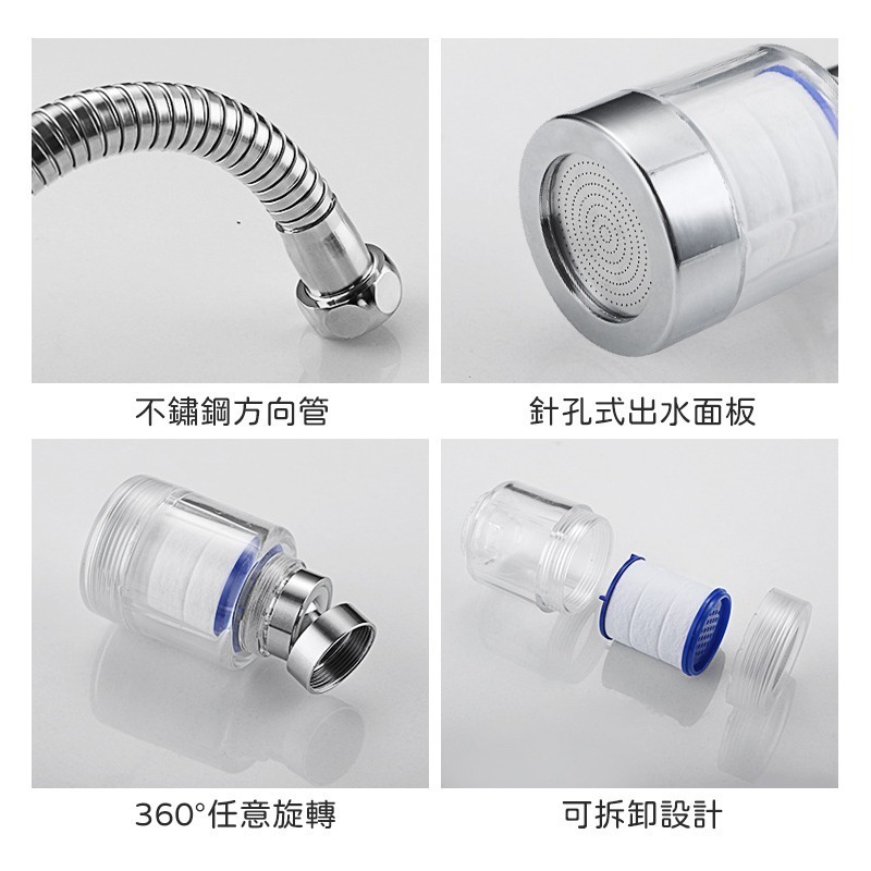 透明 水龍頭過濾器 過濾器專用濾棉 過濾 廚房水龍頭 節水器 水龍頭 濾心 濾芯 五金工具-細節圖4
