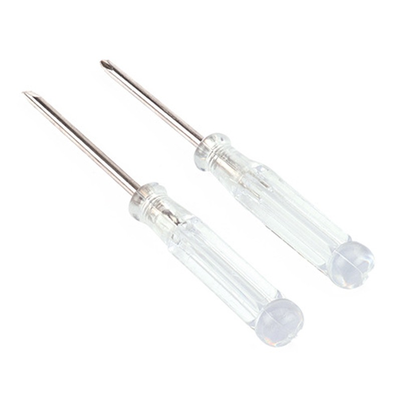 透明柄小型螺絲起子 3MM 十字 一字 螺絲起子 螺絲刀 螺絲批頭 五金工具-細節圖4