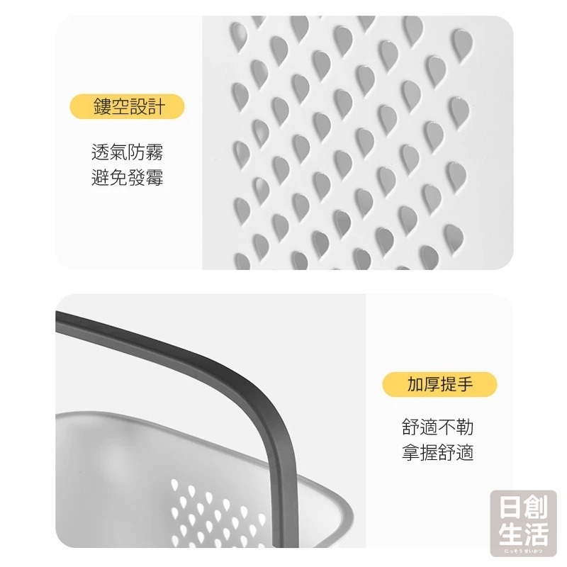 【宅配限定】手提洗衣籃 洗衣籃 大洗衣籃 小洗衣籃 衣籃 髒衣籃 衣物籃 手提籃 棉麻收納籃 收衣籃 日創生活-細節圖6