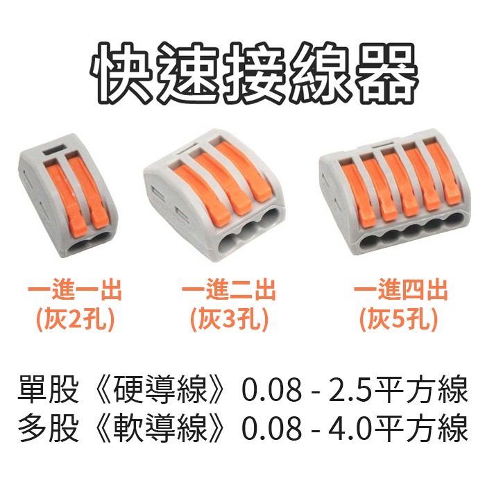 快速接線器 含稅 接線端子 插線式連接器 電線連接器 接線器 萬用電線連接 五金工具-細節圖3