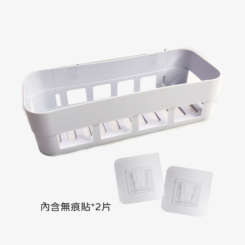 無痕置物架 收納架 背膠貼 無痕 廚房 衛浴 收納 瀝水設計 免釘 無痕貼 浴室 居家生活-細節圖7