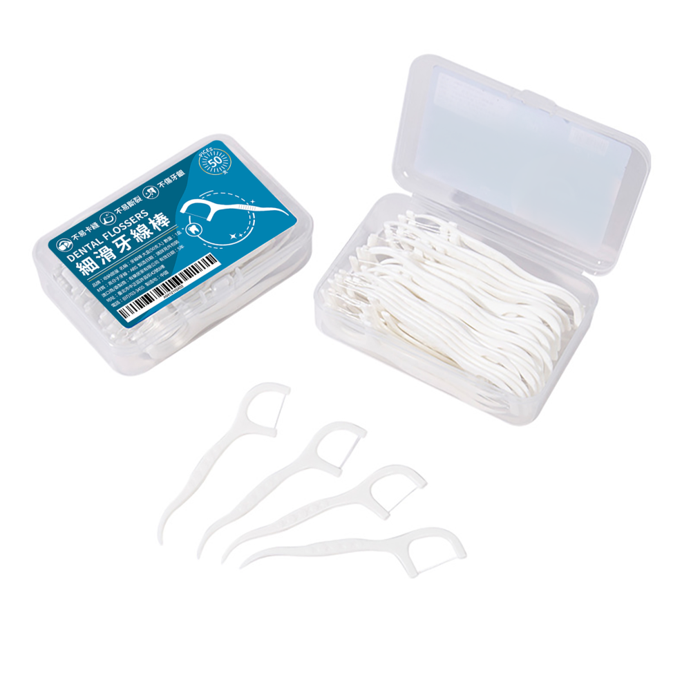 牙線棒 牙線 牙線盒 雙線牙線棒 牙線 超級牙線 牙齒清潔-細節圖2