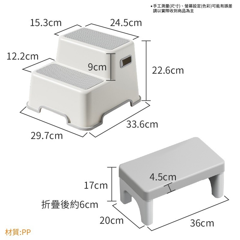 浴室 兩階 矮凳 踩腳凳 防滑椅 板凳 腳凳 階梯椅 洗手凳 墊高椅 墊高凳 浴室椅 沐浴椅 馬桶凳-細節圖9