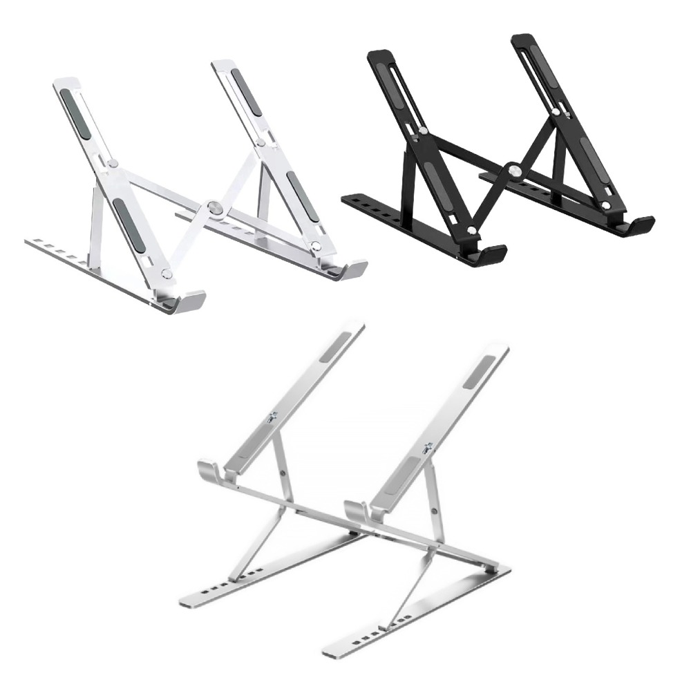 鋁合金筆電支撐架 雙層筆電架 筆電散熱支架 摺疊筆電架 電腦架 散熱架 筆電散熱器 折疊筆電架-細節圖2