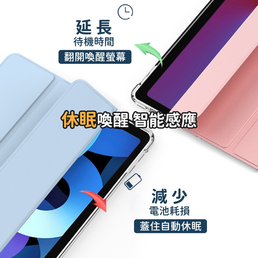 iPad 透明防摔保護套 帶筆槽 保護殼 智能休眠 iPad 2024 AIR6 11吋 13吋-細節圖5
