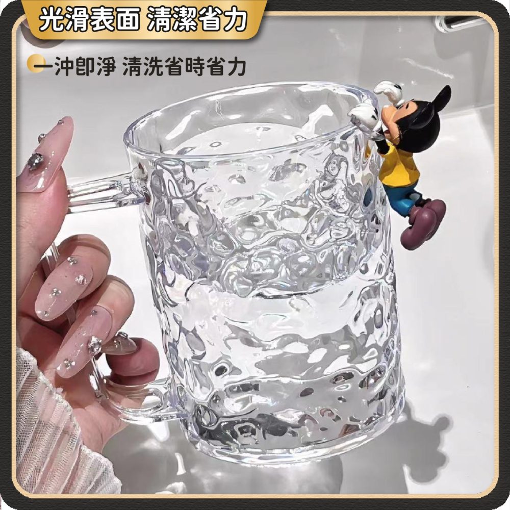 冰紋漱口杯 刷牙杯 水波紋漱口杯 洗漱杯 牙刷杯 杯子 水杯 盥洗杯 帶手柄漱口杯 情侶牙刷杯-細節圖5