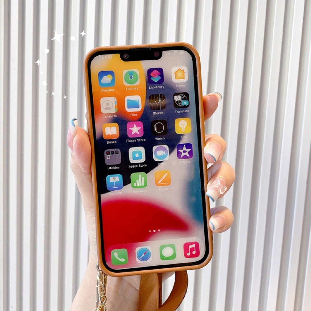 手機保護殼 零錢包 手提+斜背掛繩 蘋果 i16 i15 Pro max 保護殼 矽膠手機套-細節圖7