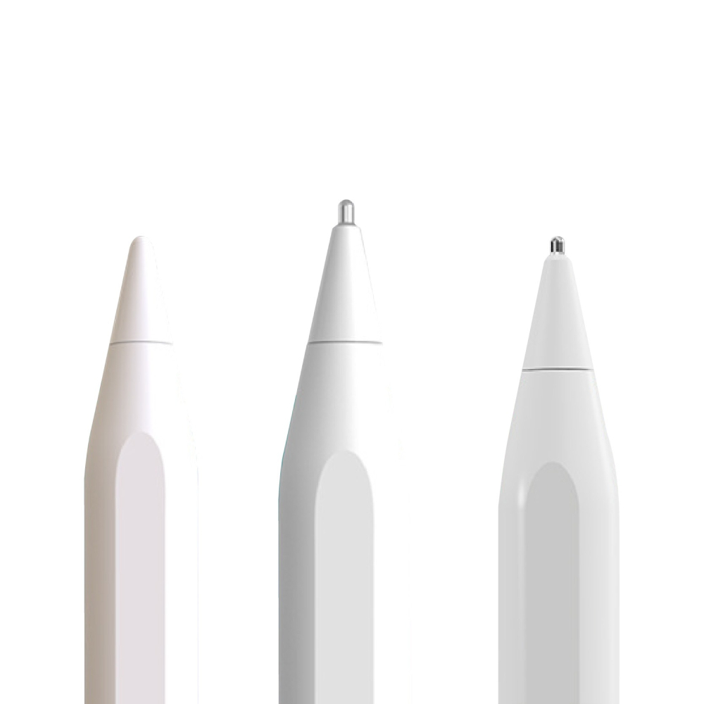 Apple Pencil手寫筆 替換筆尖 平頭/短頭/長頭 繪圖筆尖 蘋果筆頭 平板電容筆 手寫筆頭-細節圖2