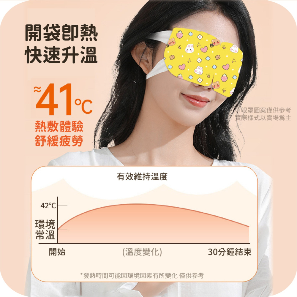 蒸氣眼罩 玫瑰 薰衣草 槴子花 熱敷眼罩 發熱眼罩 眼睛熱敷 舒緩眼罩 溫熱眼罩 溫感眼罩-細節圖4